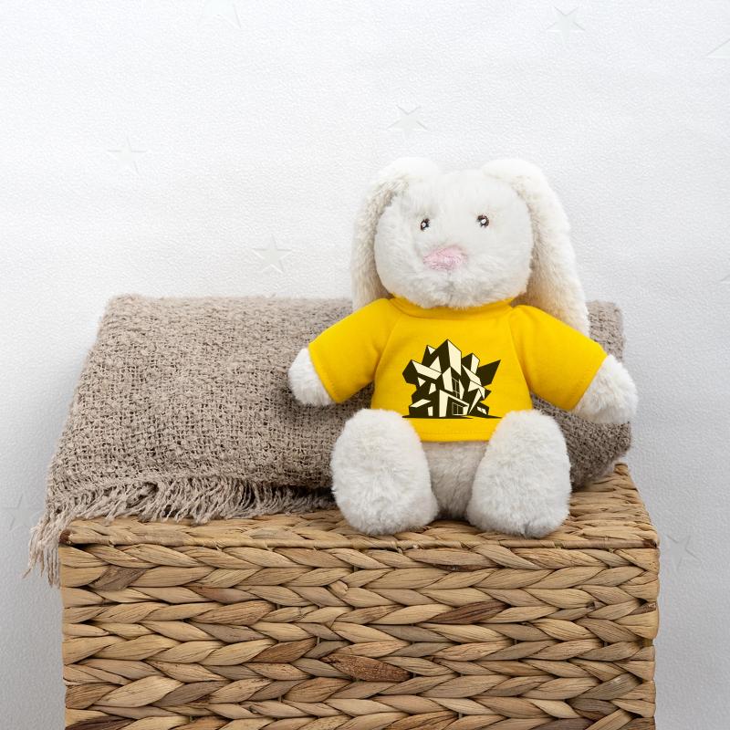 Brutalism Architecture MiniFeet® RecycelHase® Bunny Cream