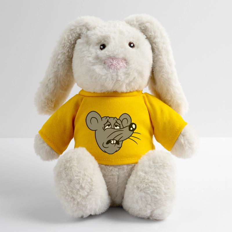 Mouse exhausted sad desperately tired suffering sweet MiniFeet® RecycelHase® Bunny Cream