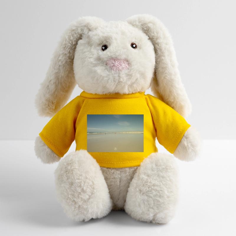 Beach Lapin en peluche recyclé MiniFeet® Crème