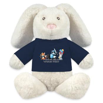 False Party – Knight, Rogue, Mage & Birth - MiniFeet® RecycelHase® Bunny Cream - french navy - Front