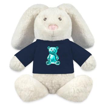 Gummibär Türkis - MiniFeet® RecycelHase® Creme - Sonnengelb - Vorne