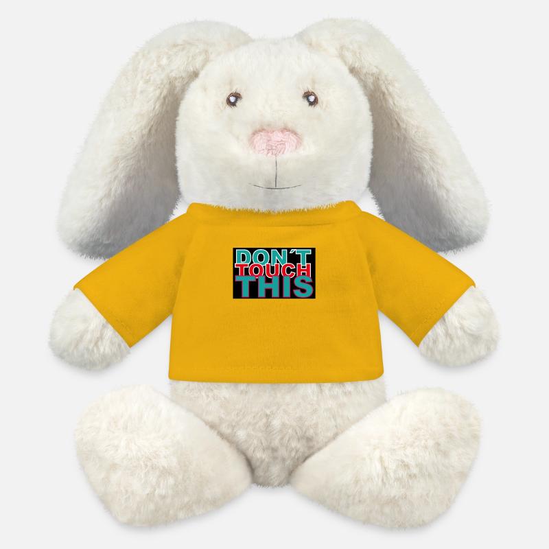 dont touch this - MiniFeet® RecycelHase® Bunny Cream - sun yellow