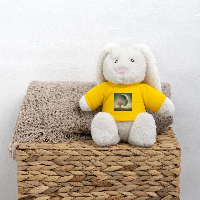 Tranquillité d’ Lapin en peluche recyclé MiniFeet® Crème