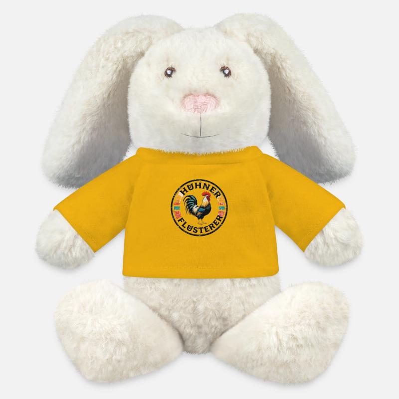 Hühnerflüsterer - chicken whisperer 090435 - MiniFeet® RecycelHase® Bunny Cream - sun yellow