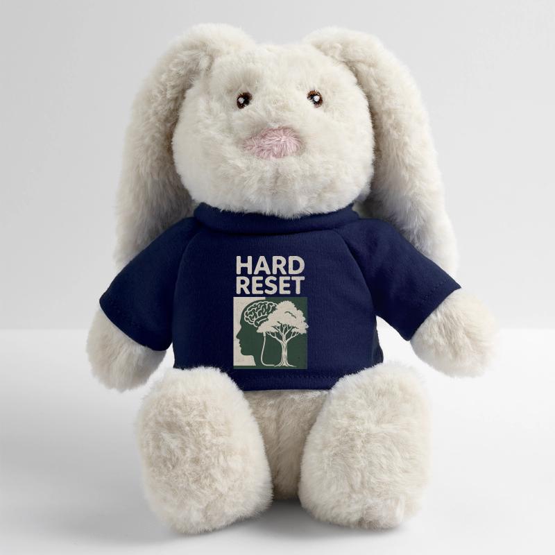 Réinitialisation complète Lapin en peluche recyclé MiniFeet® Crème