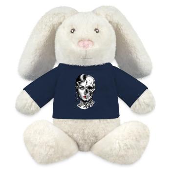 Existence Dualité (être ou ne pas être) - Lapin en peluche recyclé MiniFeet® Crème - jaune soleil - Devant
