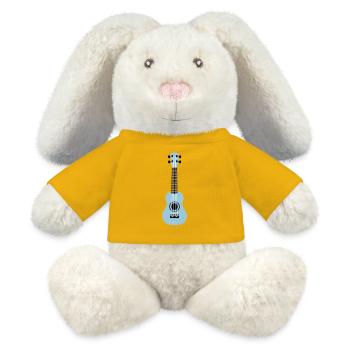 Ukulele - MiniFeet® RecycelHase® Creme - Sonnengelb - Vorne
