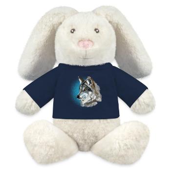 wolf - MiniFeet® RecycelHase® Bunny Cream - sun yellow - Front