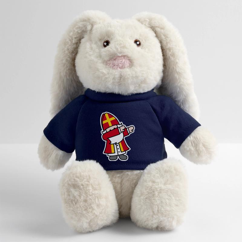 Sinterklaas Saint / Nicholas Dab Dabbing MiniFeet® RecycelHase® Bunny Cream