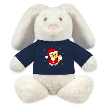 Christmas hangover - MiniFeet® RecycelHase® Bunny Cream - french navy - Front
