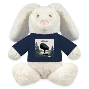 Gestärktes Gleichgewicht Natur Erfolg Motivierend - MiniFeet® RecycelHase® Creme - French Navy - Vorne