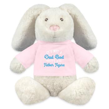 Father figure instead of Dad Bod - MiniFeet® RecycelHase® Bunny Cream - sun yellow - Front