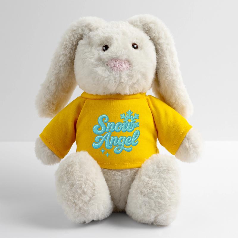 Snow Angle / Y2K Statement Design MiniFeet® RecycelHase® Bunny Cream
