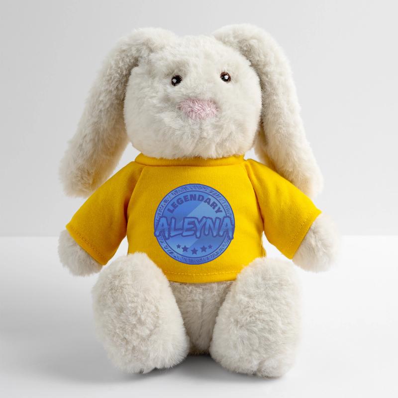 Aleyna comme idée de cadeau Lapin en peluche recyclé MiniFeet® Crème