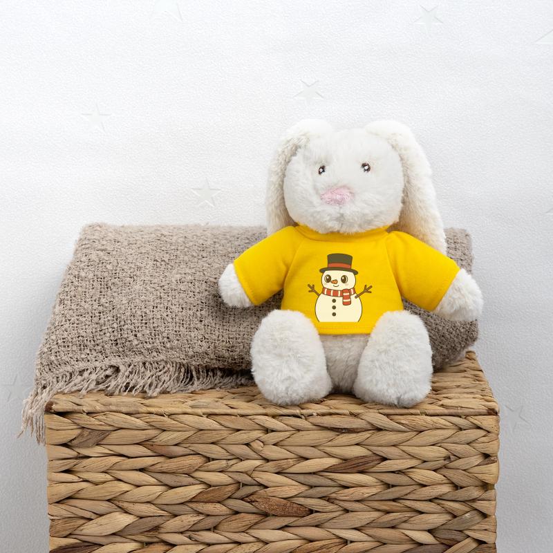 Snowman MiniFeet® RecycelHase® Bunny Cream