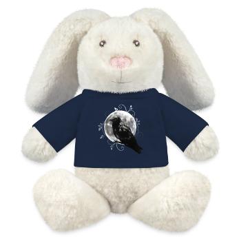 Raven Crow Moon - MiniFeet® RecycelHase® Bunny Cream - french navy - Front