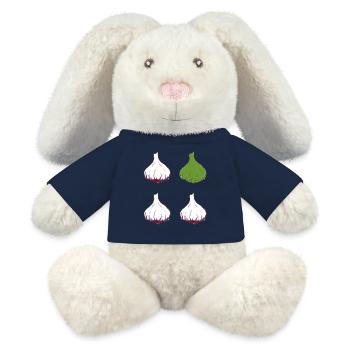 knoblauch 4er - MiniFeet® RecycelHase® Creme - Sonnengelb - Vorne