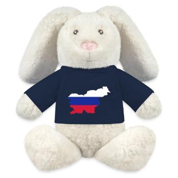 Slowenien - MiniFeet® RecycelHase® Creme - French Navy - Vorne