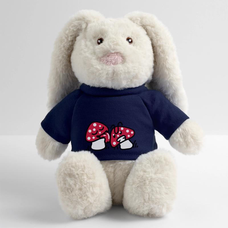 Médicaments champignons Lapin en peluche recyclé MiniFeet® Crème