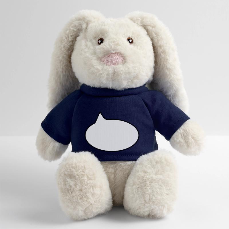 Balloon / / cartoon / / saying / / do statement MiniFeet® RecycelHase® Bunny Cream