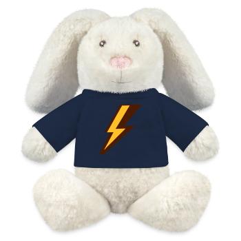 colored flash - MiniFeet® RecycelHase® Bunny Cream - french navy - Front