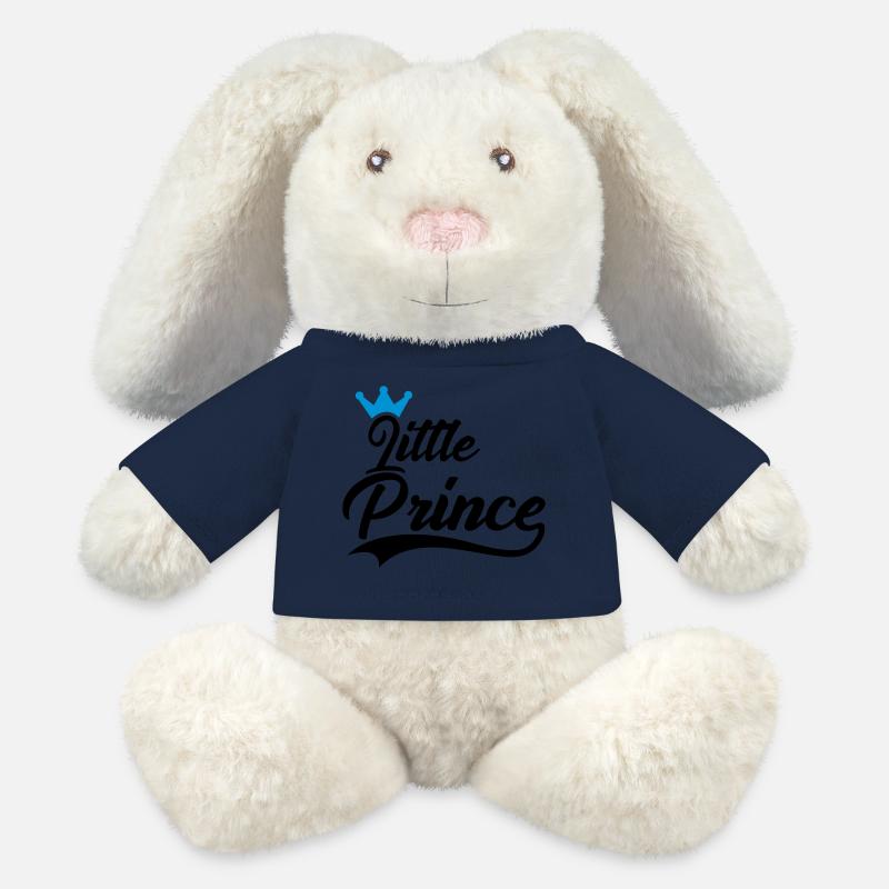Lustige Sprüche Kinder - MiniFeet® RecycelHase® Creme - French Navy