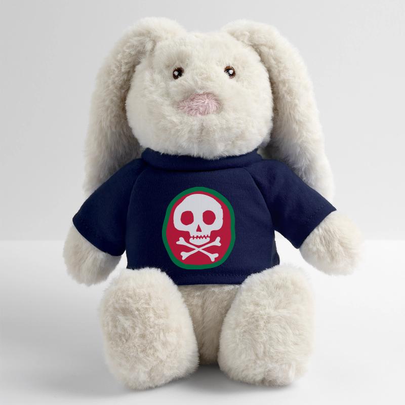 Skull and bones MiniFeet® RecycelHase® Bunny Cream