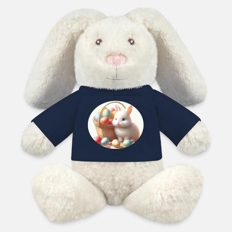 Bunny, Easter - MiniFeet® RecycelHase® Bunny Cream - french navy