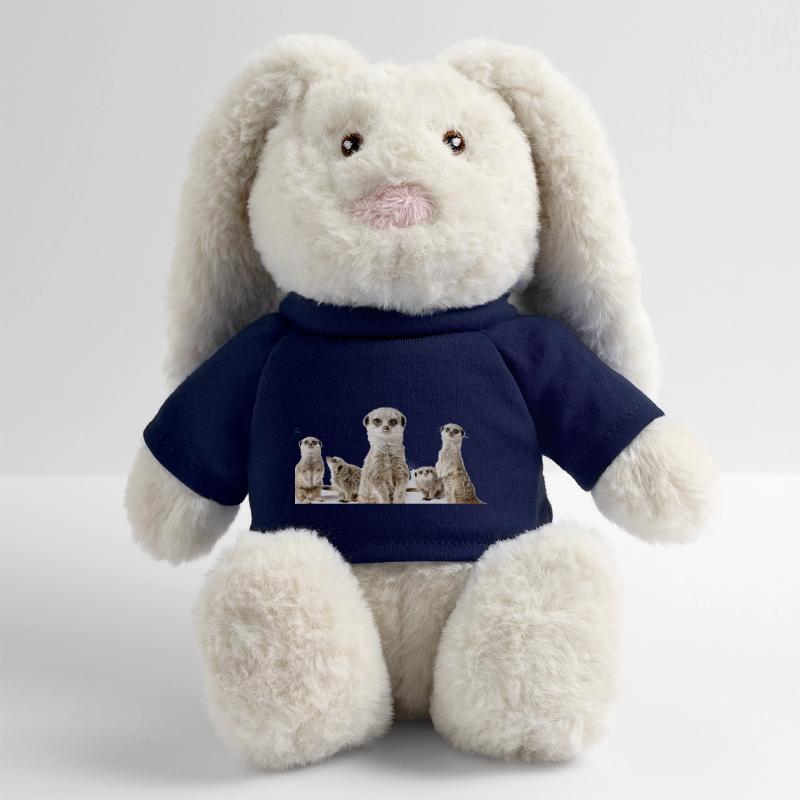 Écureuil terrestre Lapin en peluche recyclé MiniFeet® Crème
