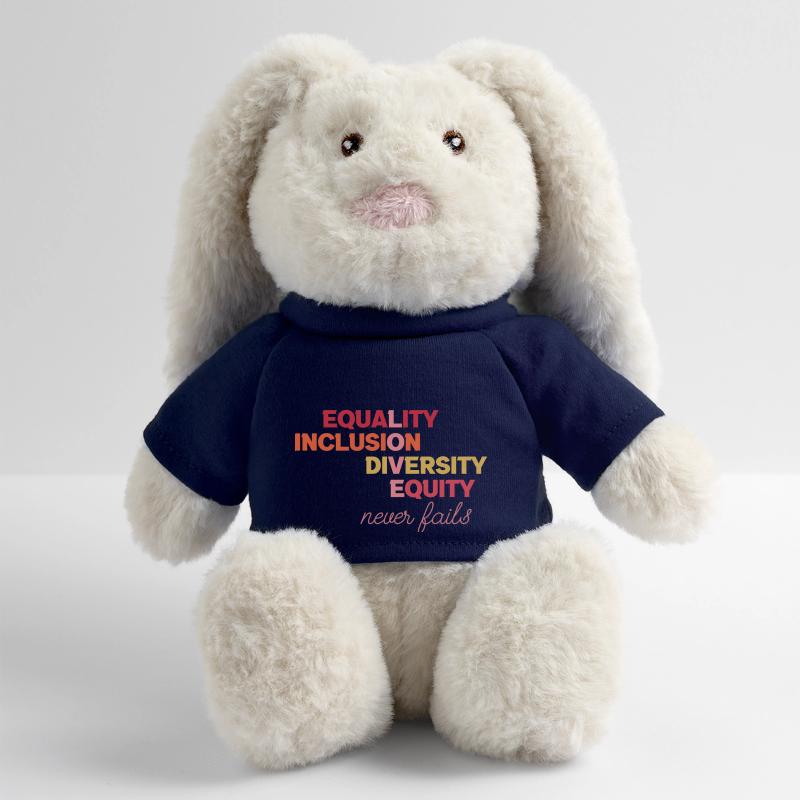 Equality Inclusion Diversity Justice MiniFeet® RecycelHase® Bunny Cream