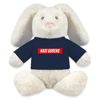 Nasi Goreng, dein Lieblingsessen aus Asien - MiniFeet® RecycelHase® Creme - French Navy - Vorne