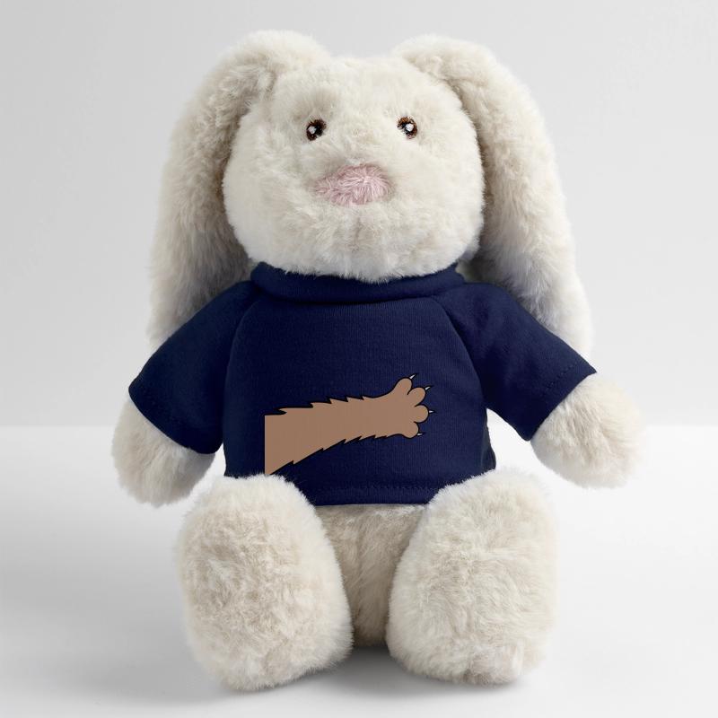 Cats, claws, paws, paws, sharp claws, scratching MiniFeet® RecycelHase® Bunny Cream