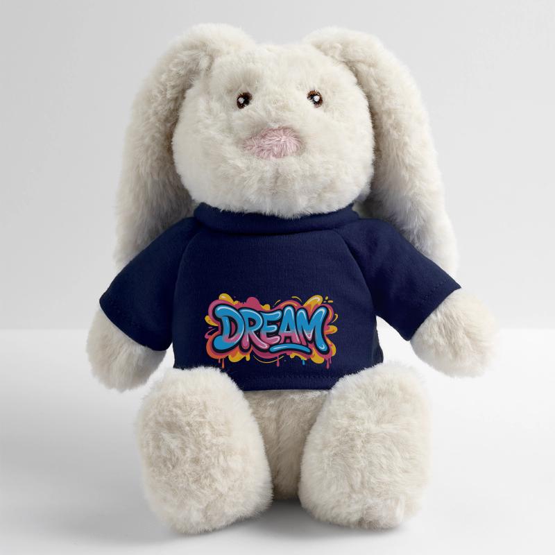 DREAM Graffiti Design voller Farbe und Motivation MiniFeet® RecycelHase® Creme