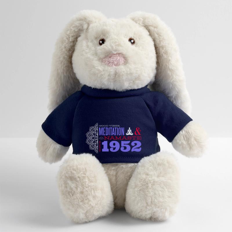 Pleine conscience et équilibre depuis 1952 - 73 ans Lapin en peluche recyclé MiniFeet® Crème