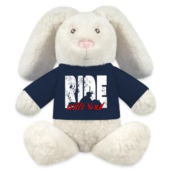 Für Biker - RideWithSoul - MiniFeet® RecycelHase® Creme - French Navy - Vorne