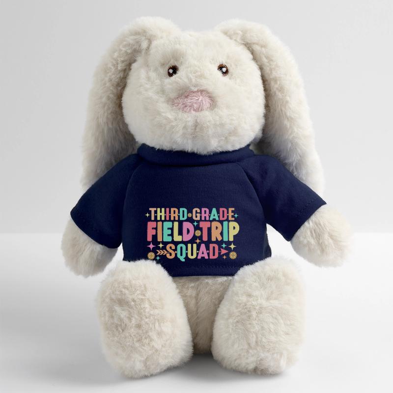Teacher Students 3rd Third Grade Field Trip Squad MiniFeet® RecycelHase® Bunny Cream