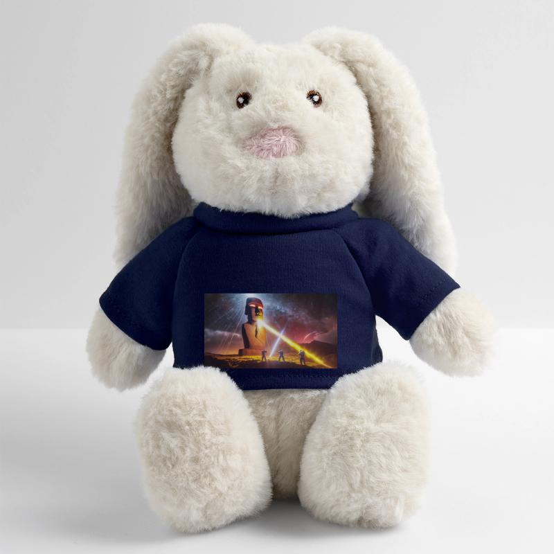 lieux mythiques effrayants – Rapa Nui Île de Pâques Lapin en peluche recyclé MiniFeet® Crème