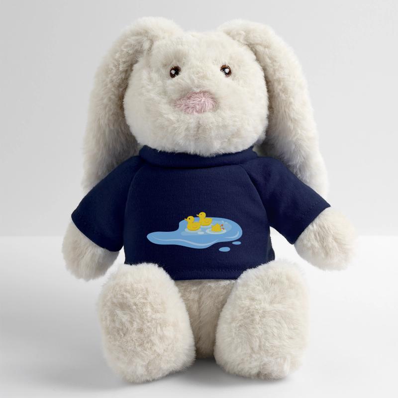 Ducks in a pond MiniFeet® RecycelHase® Bunny Cream