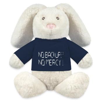 No Backup? No Mercy! - MiniFeet® RecycelHase® Creme - French Navy - Vorne