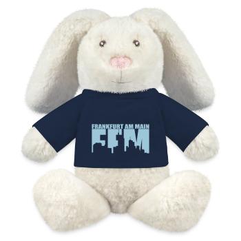 FFM - Frankfurt am Main - MiniFeet® RecycelHase® Creme - French Navy - Vorne