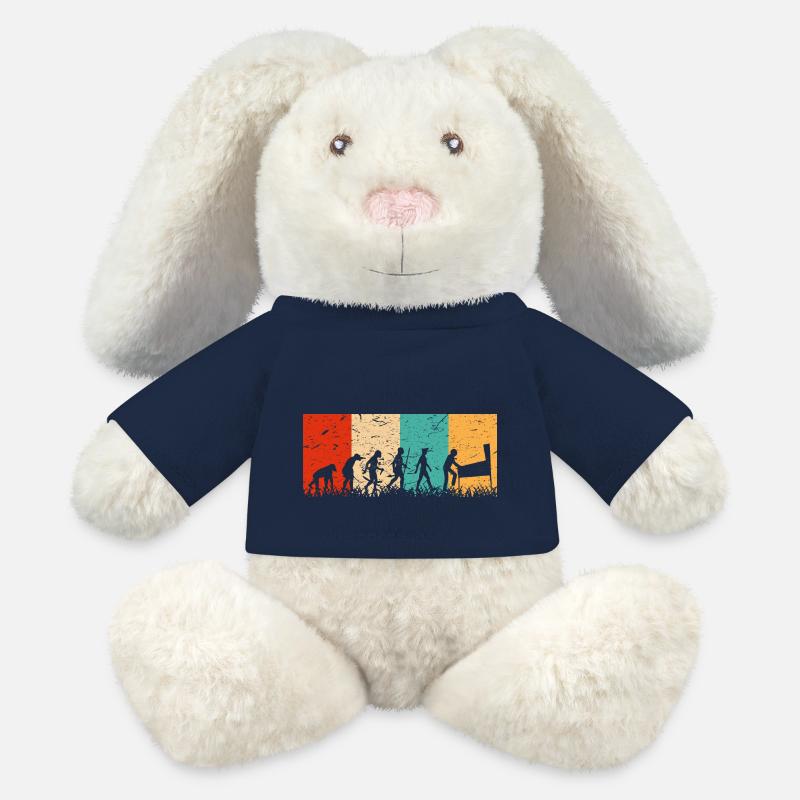 Flipperautomat Entwicklung Pinball Evolution - MiniFeet® RecycelHase® Creme - French Navy