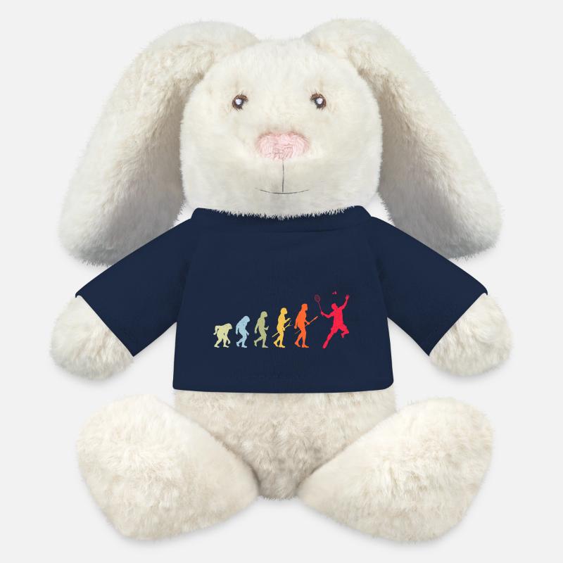 Badminton Evolution - MiniFeet® RecycelHase® Creme - French Navy