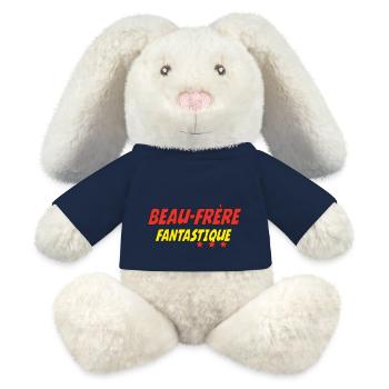 FANTASTIC brother-in-law - MiniFeet® RecycelHase® Bunny Cream - french navy - Front