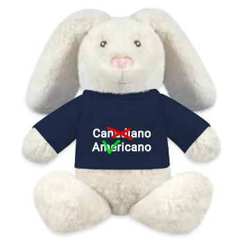Amerikano only - MiniFeet® RecycelHase® Creme - French Navy - Vorne