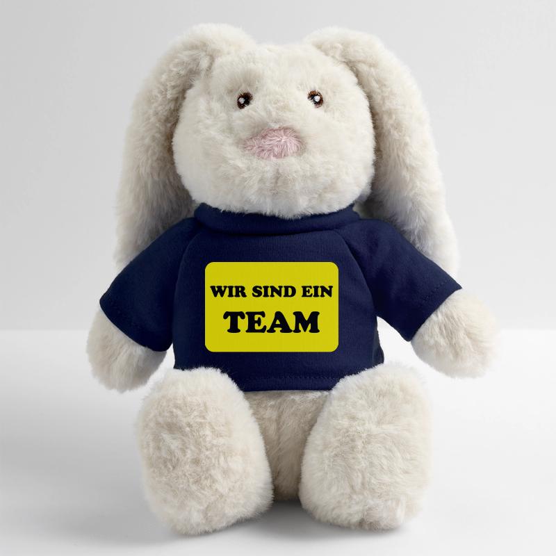 Team und Teamwork MiniFeet® RecycelHase® Creme