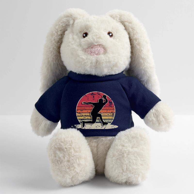 Ping-pong Lapin en peluche recyclé MiniFeet® Crème