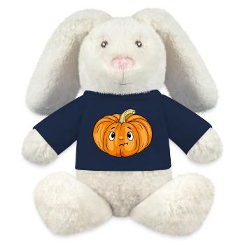 Dubious pumpkin emotion - MiniFeet® RecycelHase® Bunny Cream - french navy - Front