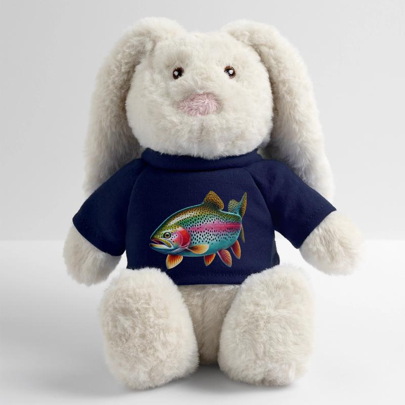 Rainbow trout MiniFeet® RecycelHase® Bunny Cream
