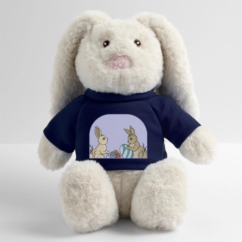 Cute bunnies with eggs MiniFeet® RecycelHase® Bunny Cream
