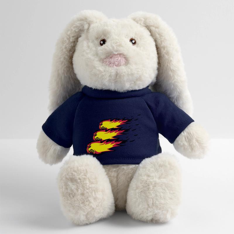 Fire flame formation de boule de feu agro Lapin en peluche recyclé MiniFeet® Crème